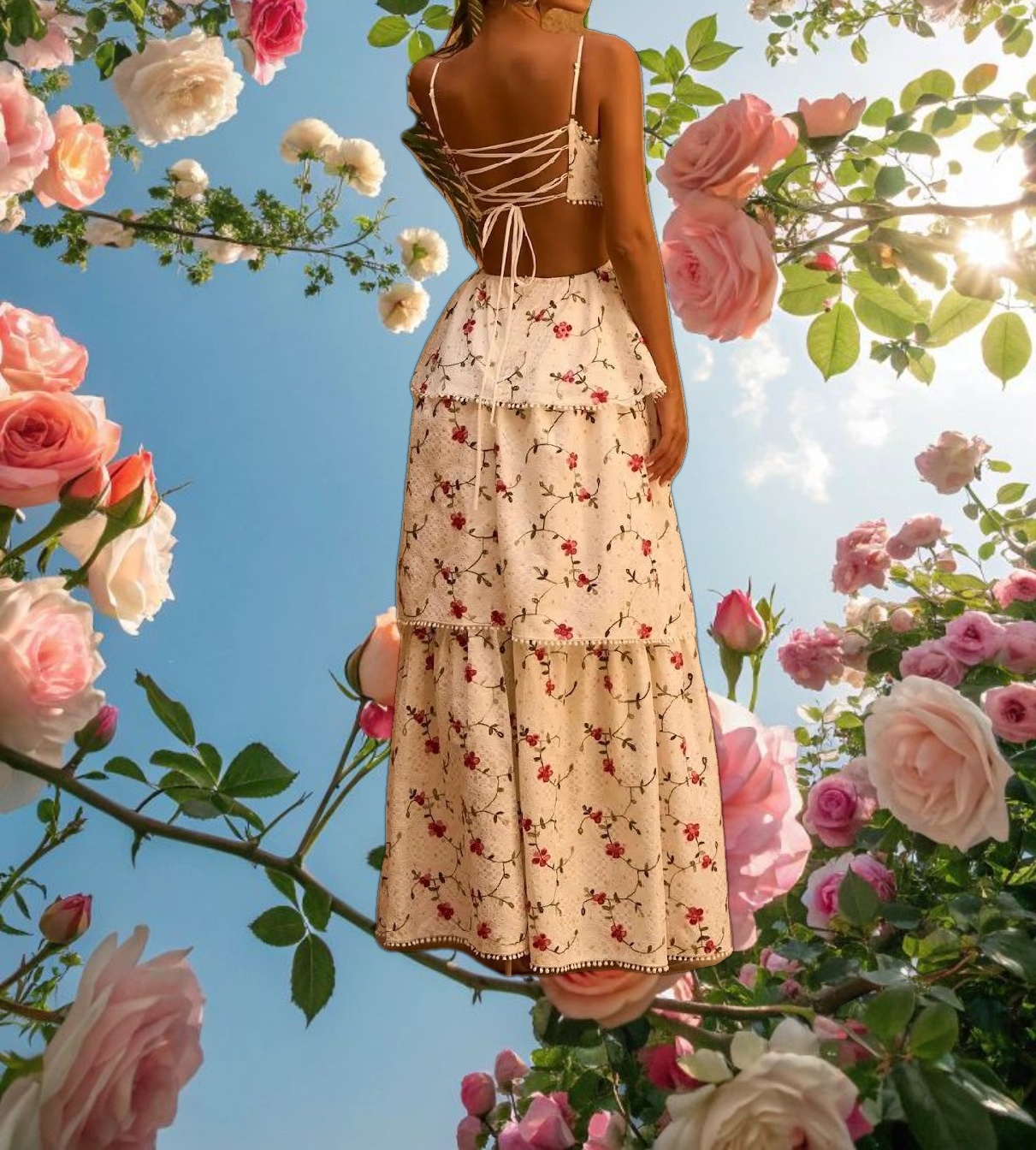 Ivory Rose Dress