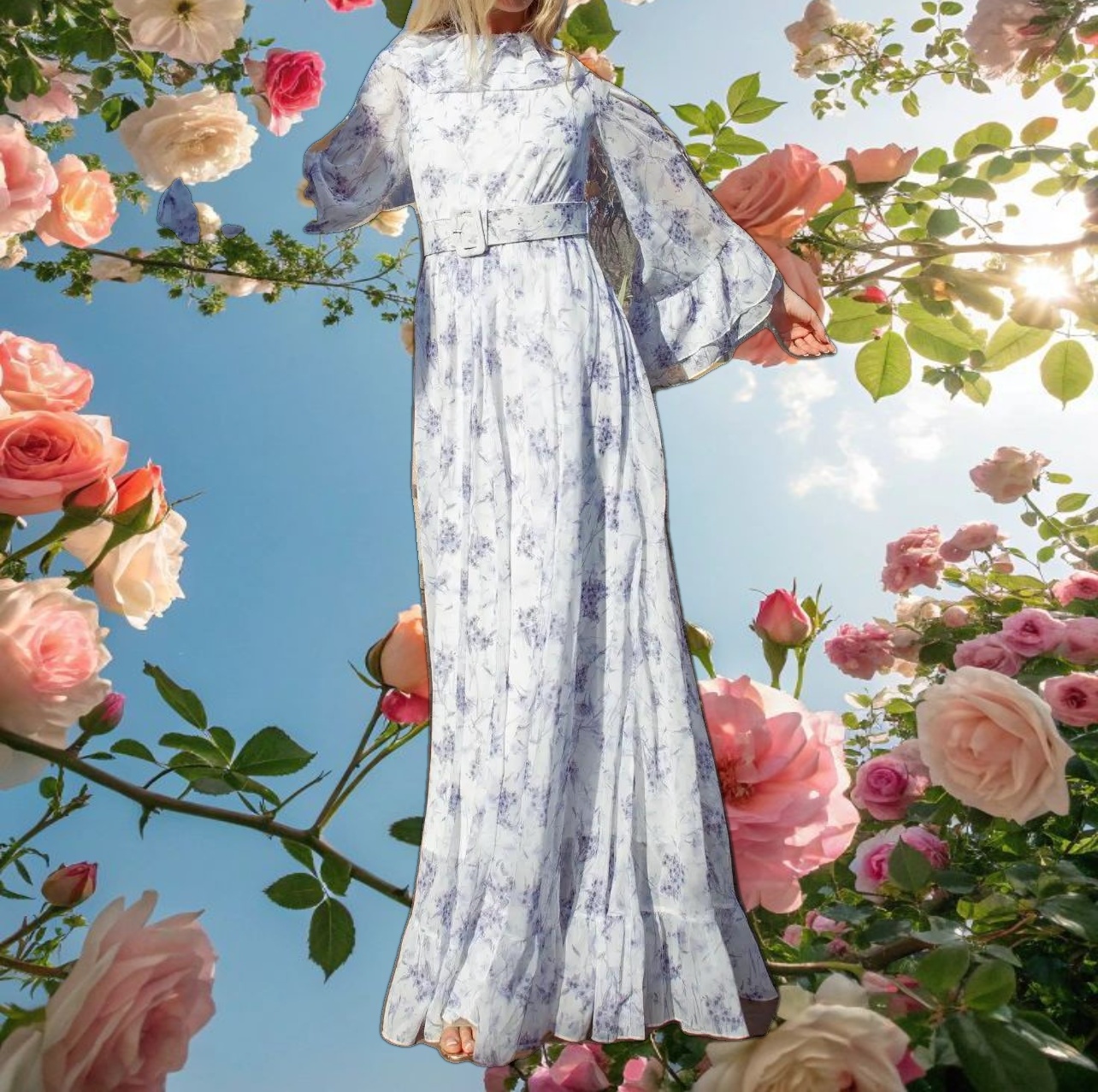 The Hibiscus Maxi Dress