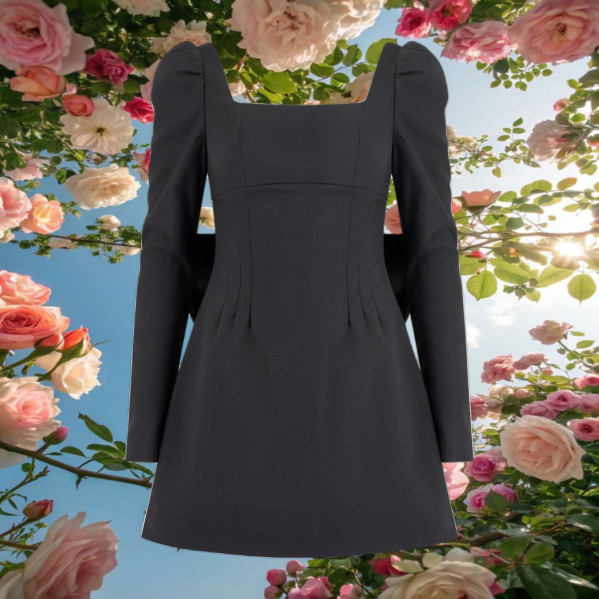 Black Bow Dress - Rouge Collection