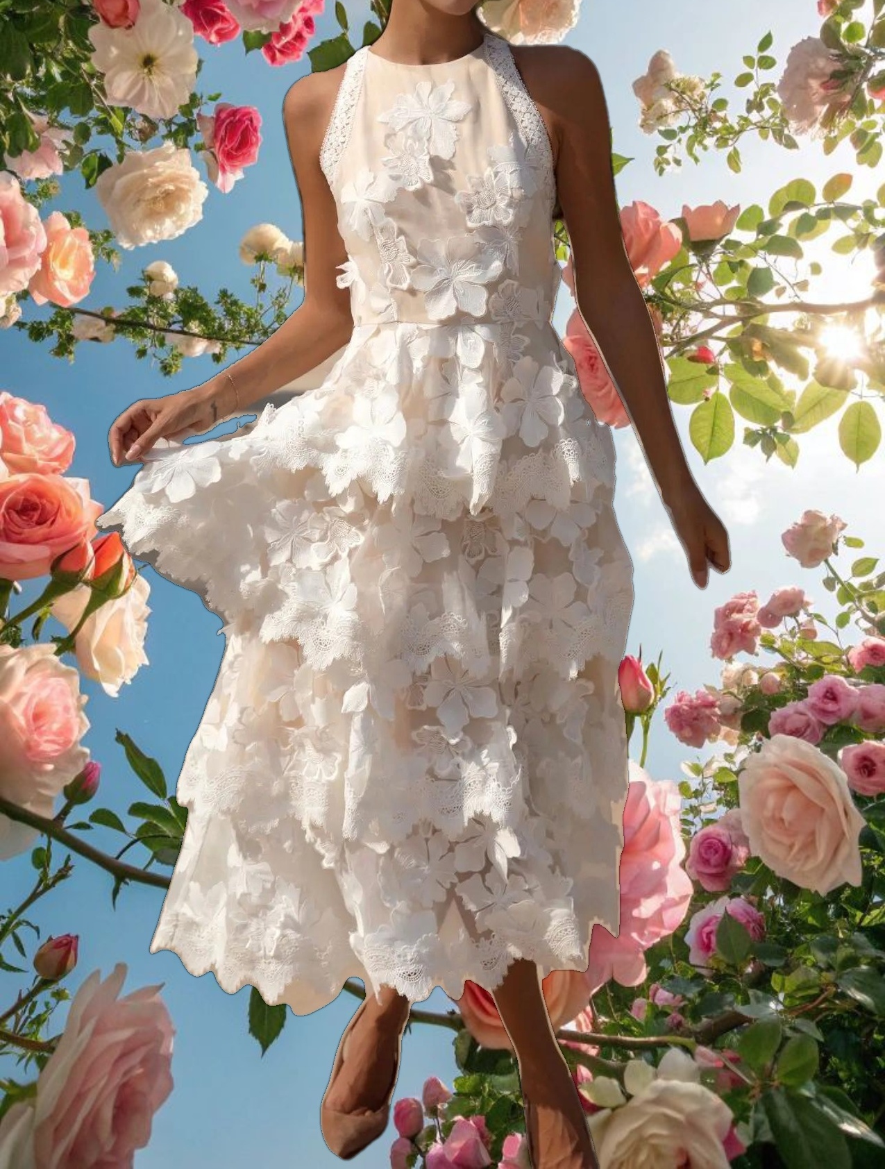 Hepburn Flower Dress
