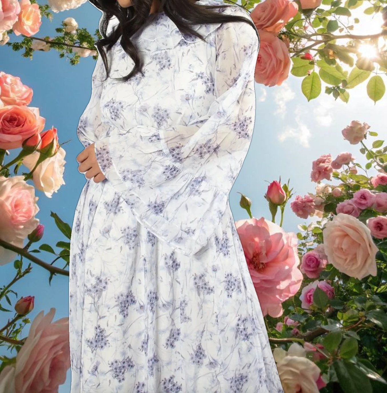 The Hibiscus Maxi Dress