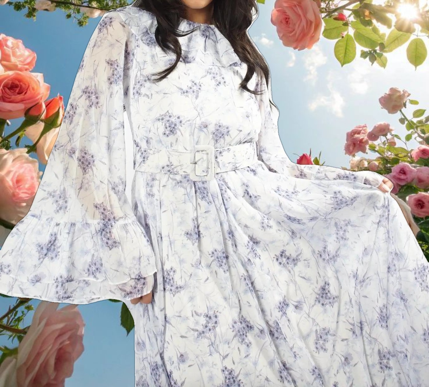 The Hibiscus Maxi Dress