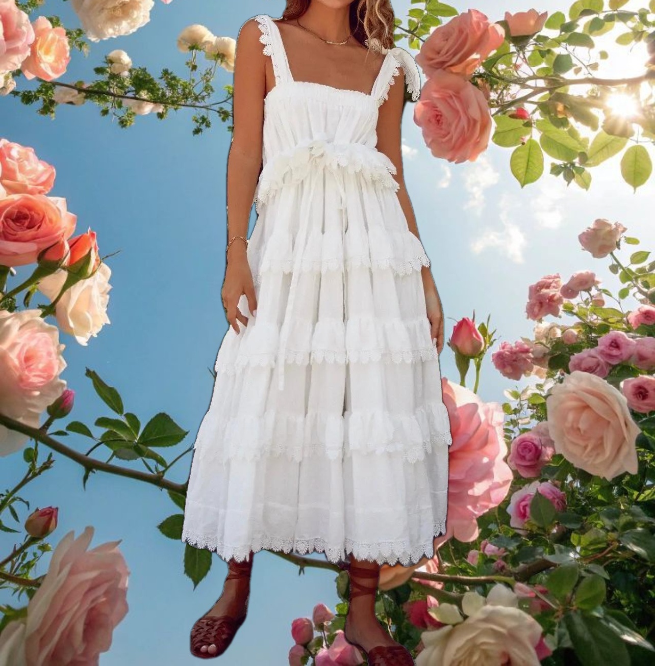 Phi Phi Heart Smock Dress