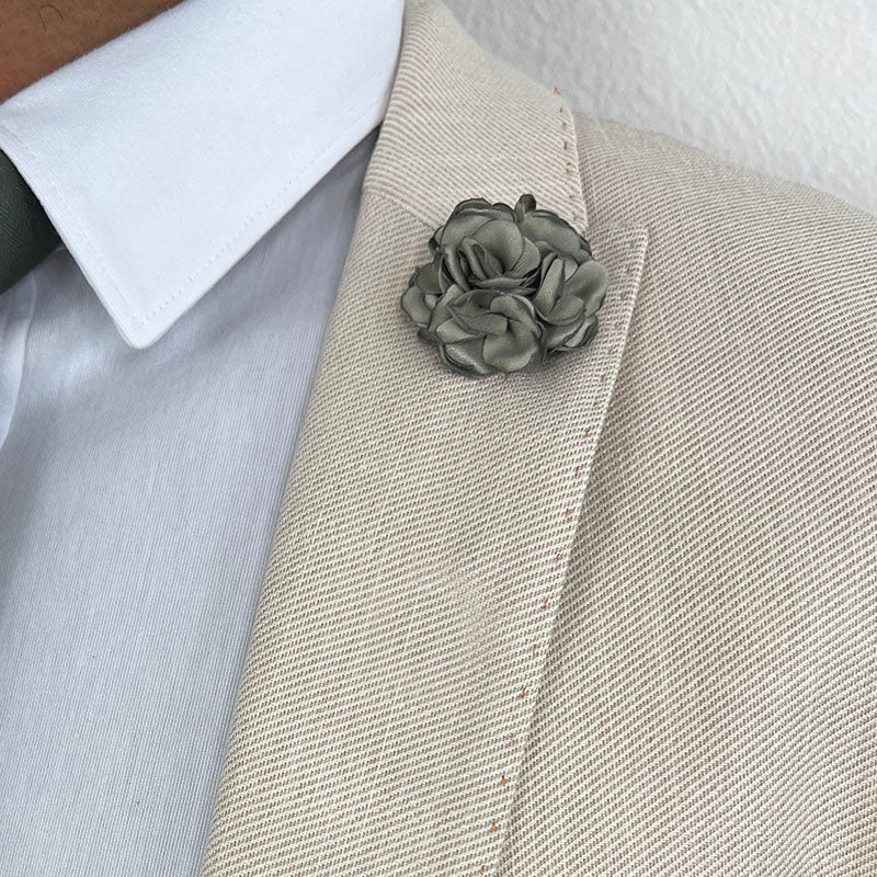 Lapel Pin - Rose Sage Green