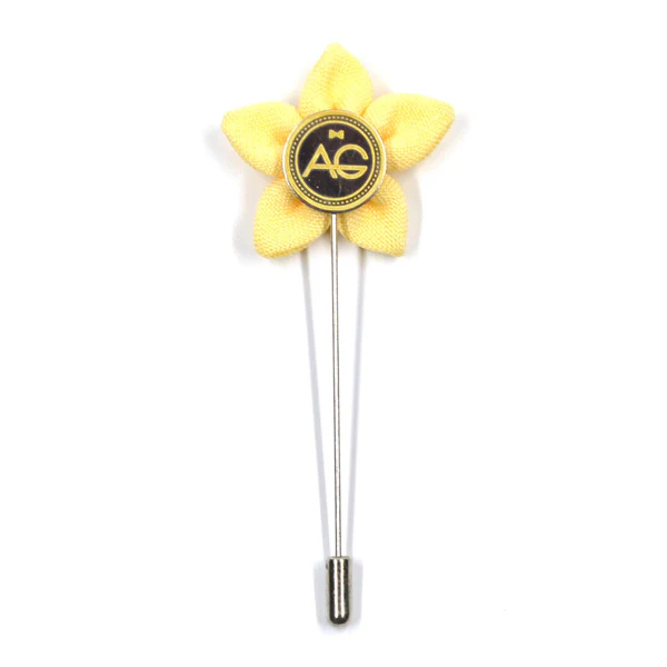 Lapel Pin - Wildflower Lemon