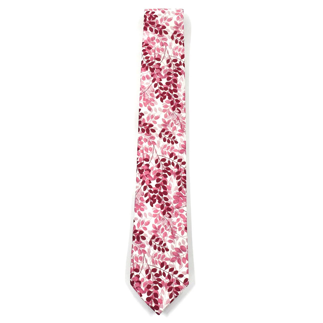 Floral Mauve Chianti Tie Set