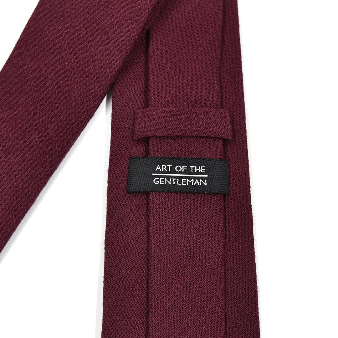 Linen Wine Tie