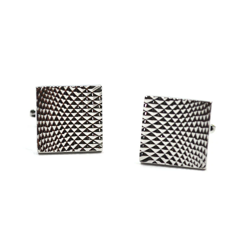 Silver Block Cufflinks