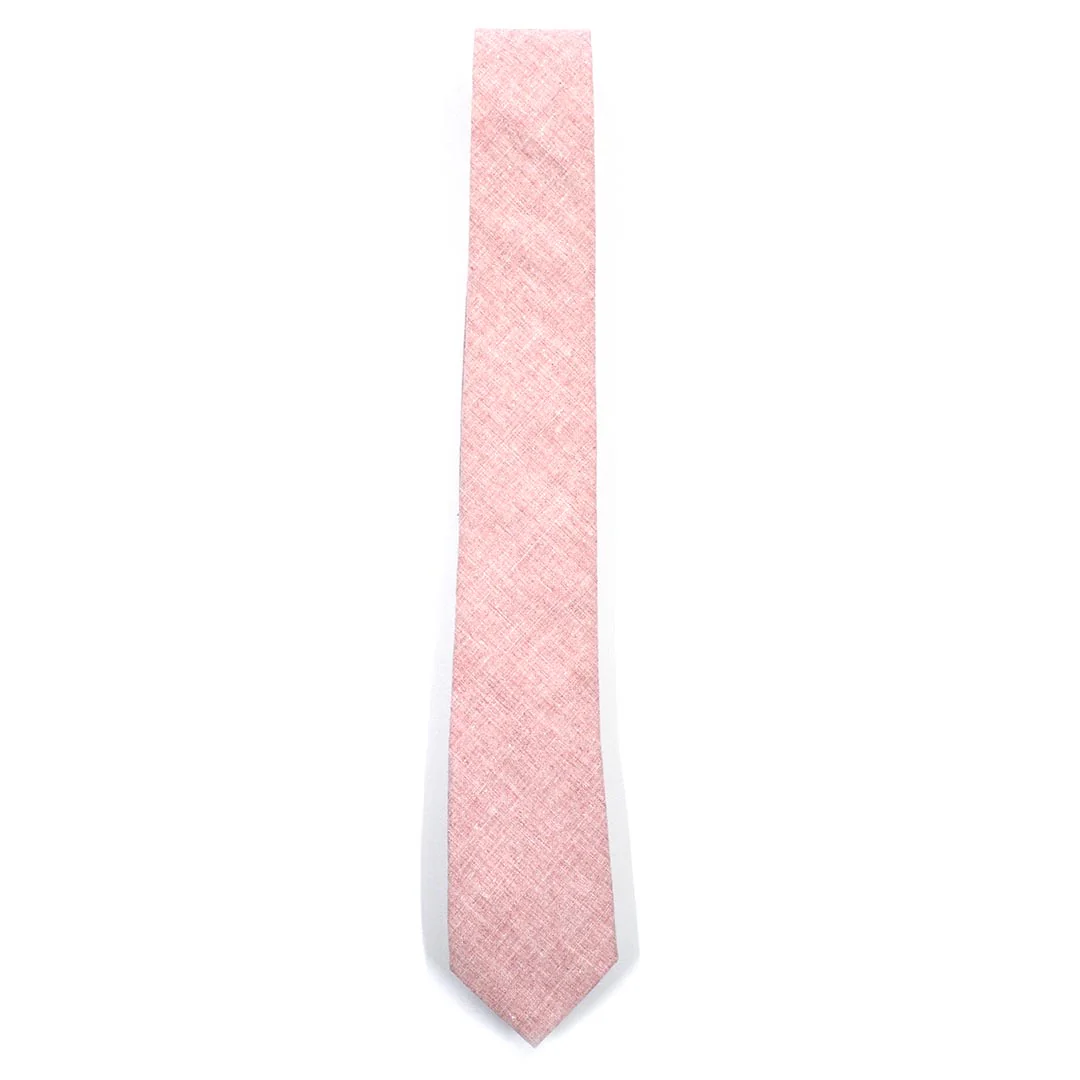 Linen Pink Tie