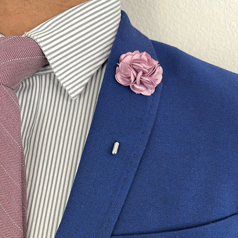 Lapel Pin - Rose Mauve
