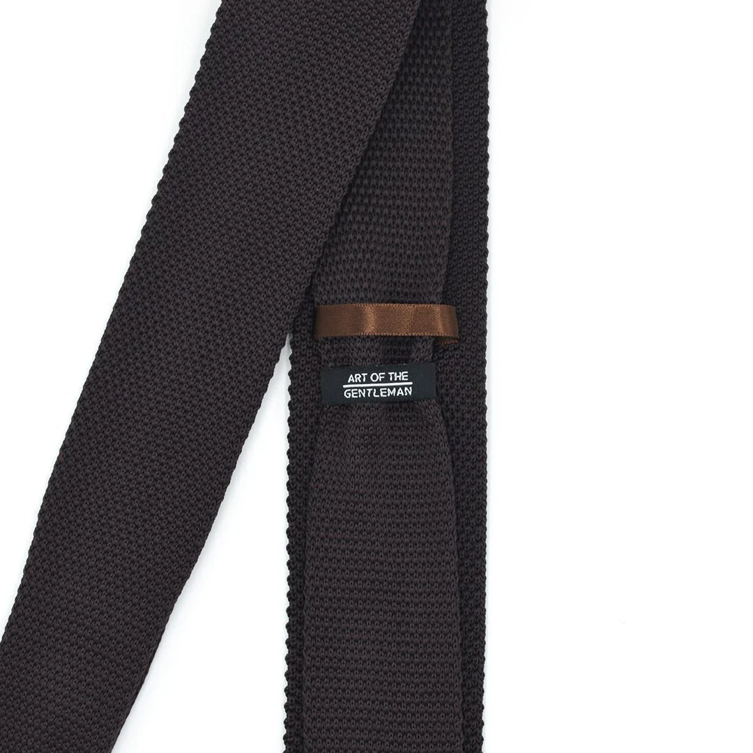 Knitted Hot Cocoa Tie