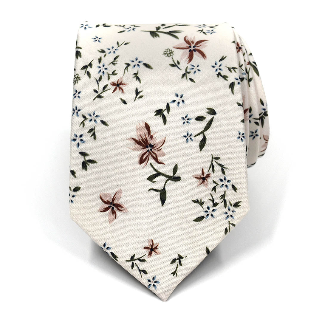 Floral Desert Cream Tie