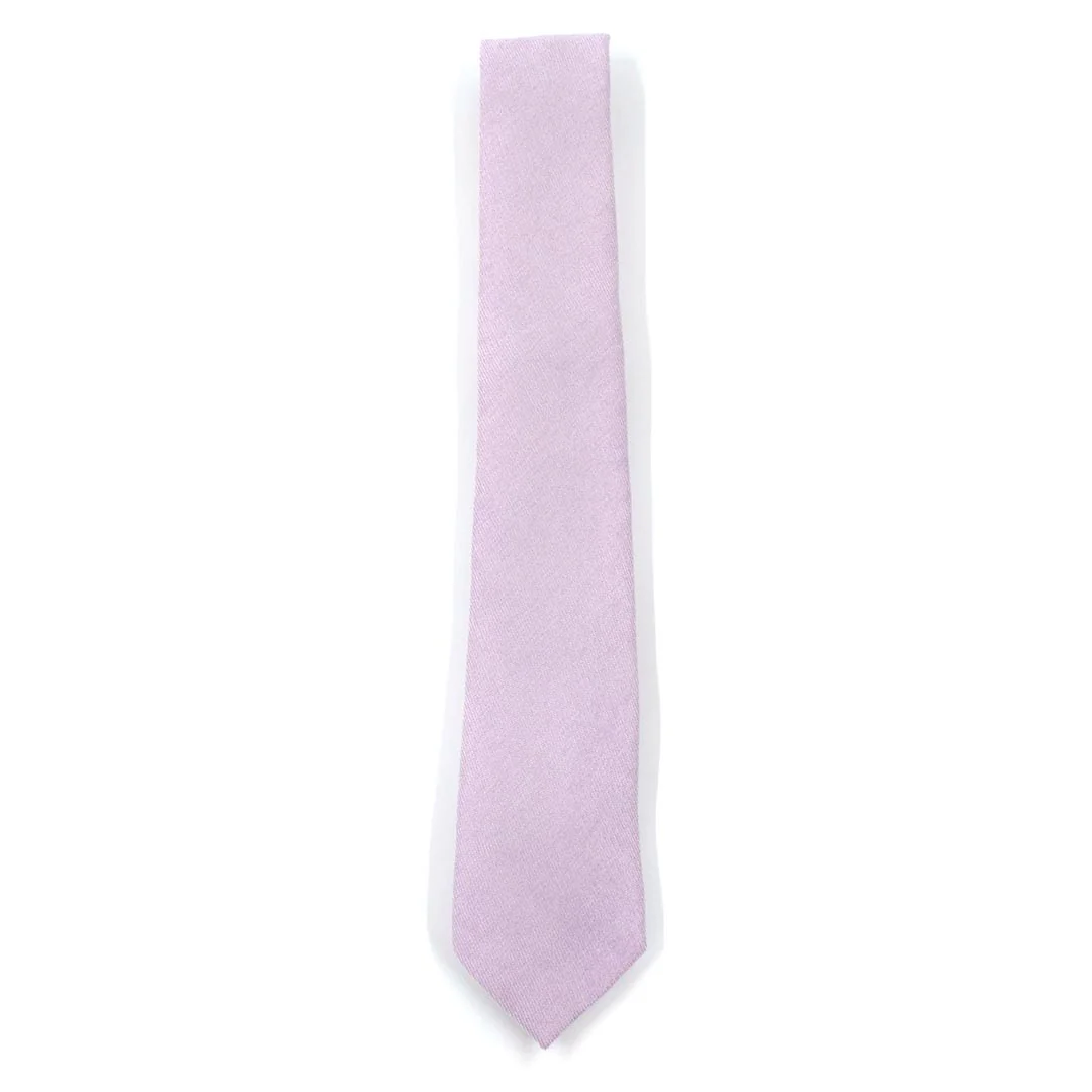 Microsuede Lavender Tie Set