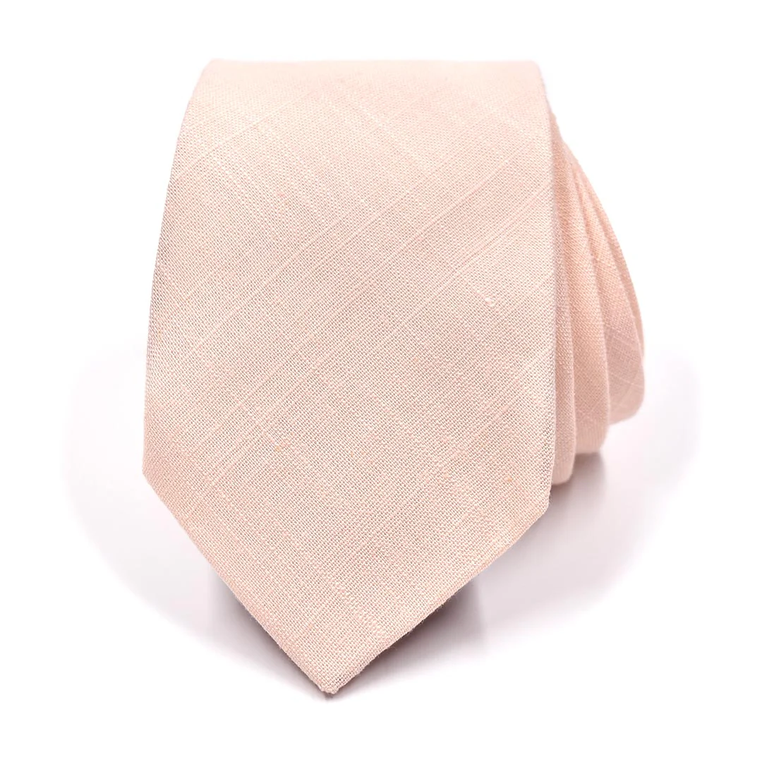 Linen Blush Tie