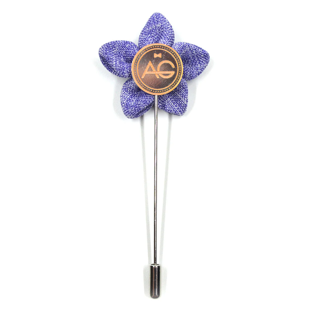Lapel Pin - Wildflower Lilac