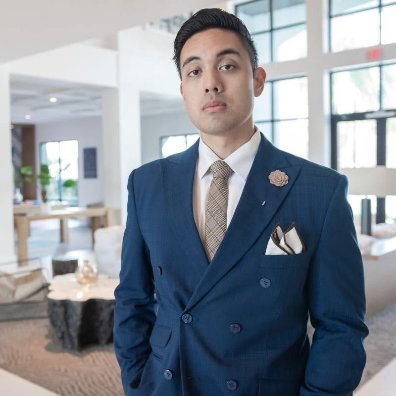 Checkmate Tan Tie Set