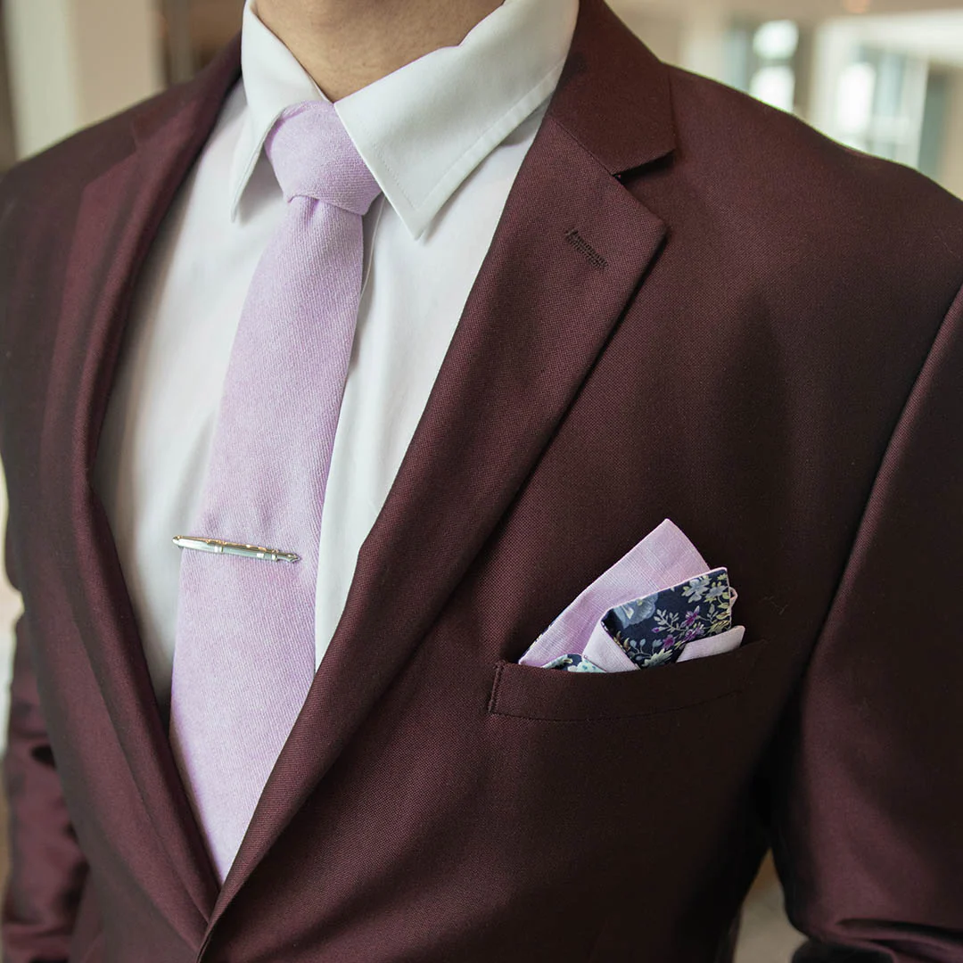 Microsuede Lavender Tie