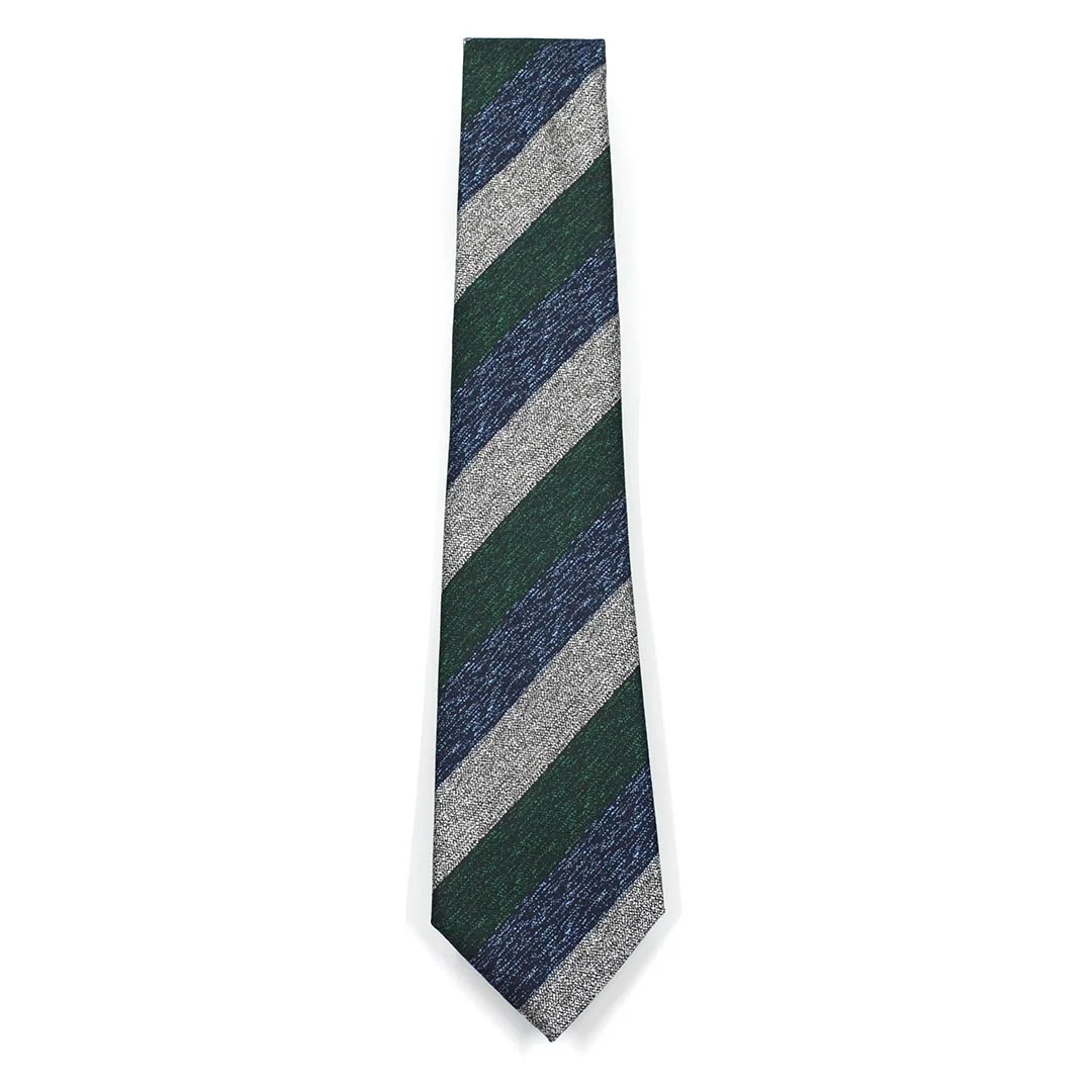 Triple Stripe Liquid Metals Tie