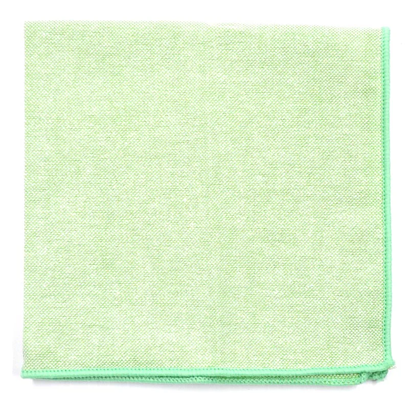 Solid Pastel Lime Pocket Square