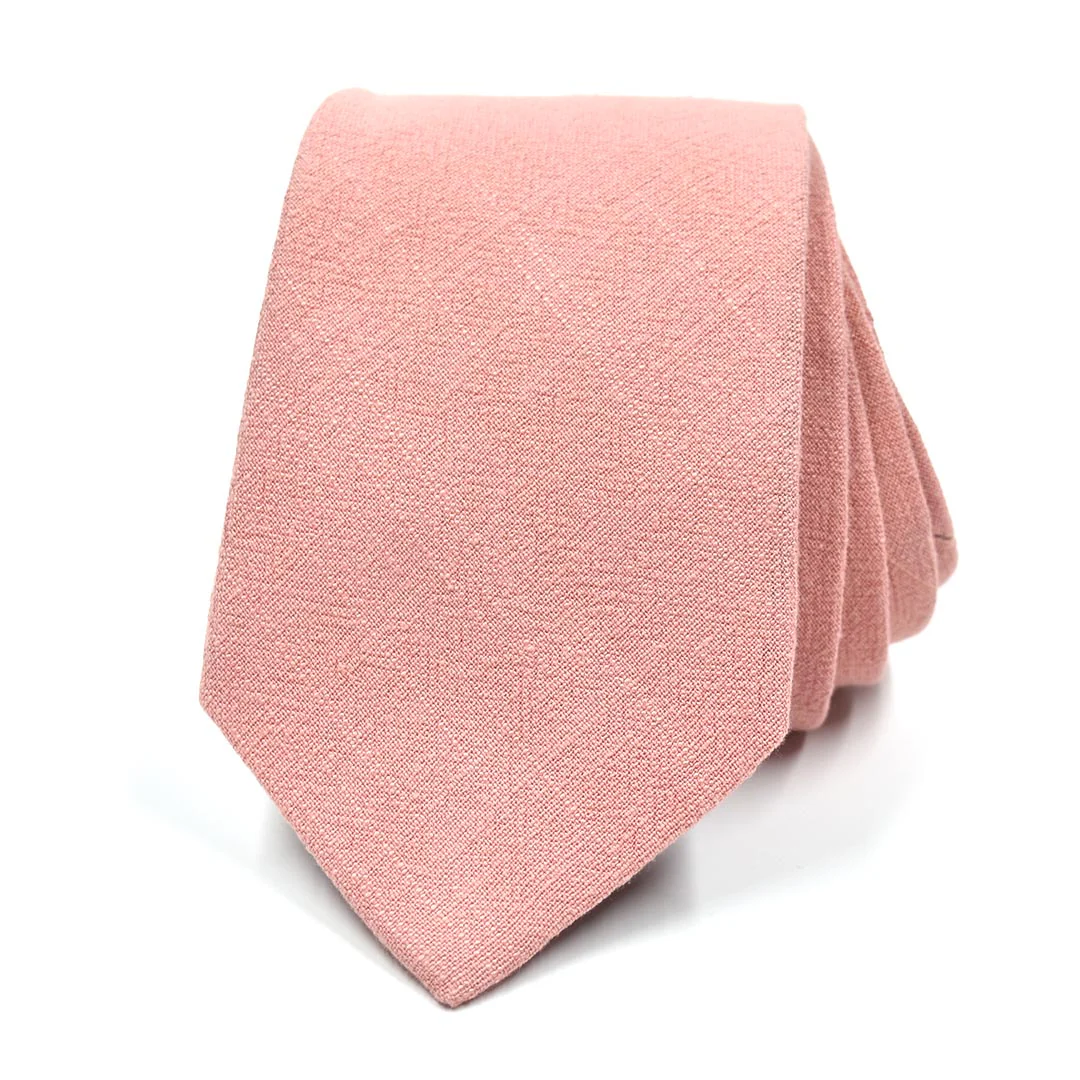 Linen Blush Pink Tie
