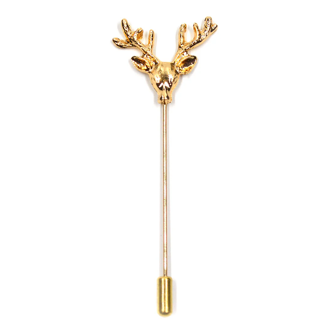 Lapel Pin - Gold Deer