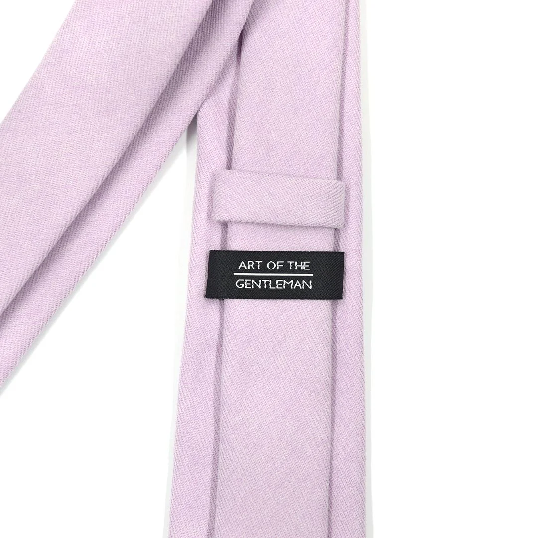 Microsuede Lavender Tie