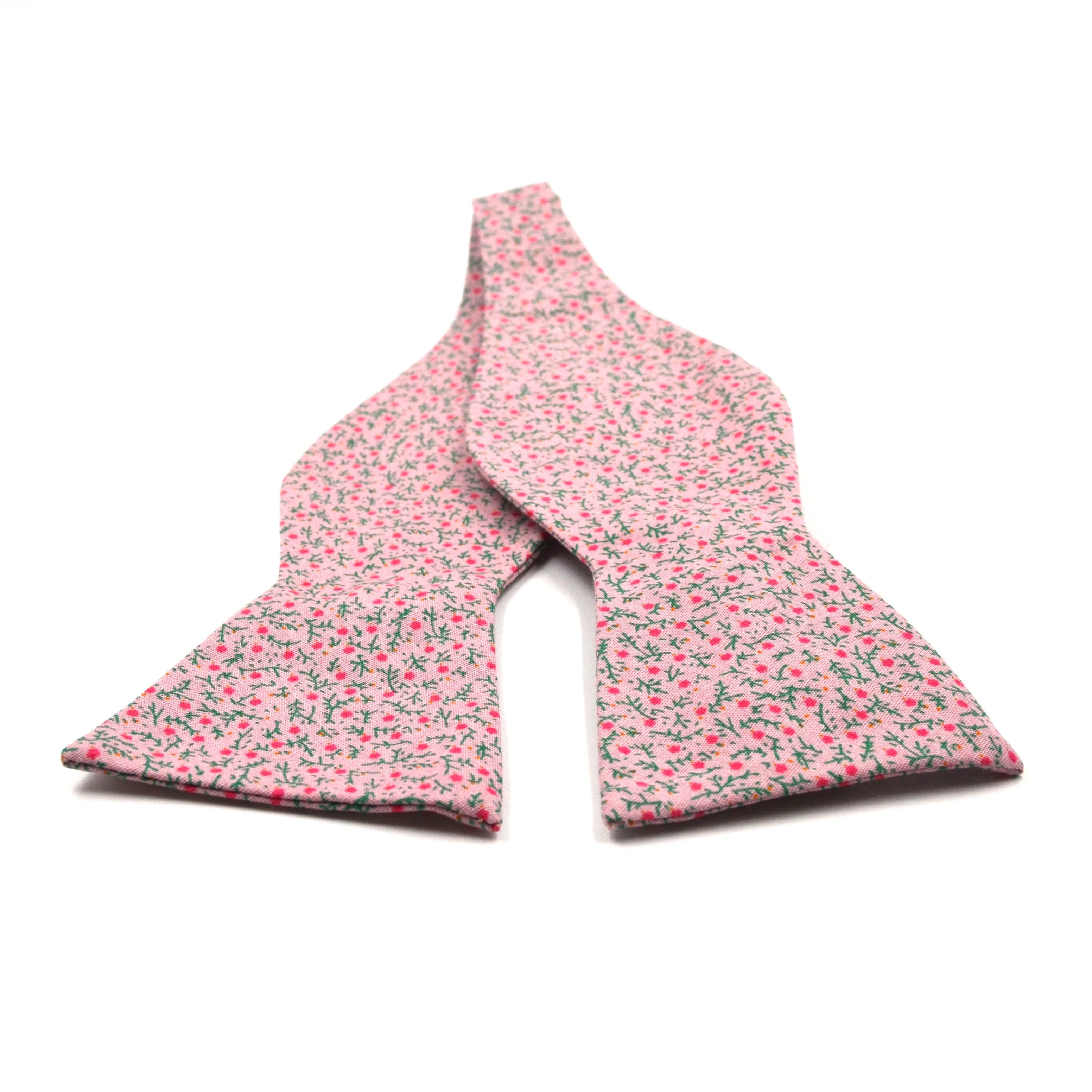 Floral Strawberry Field Self Tie Bow Tie