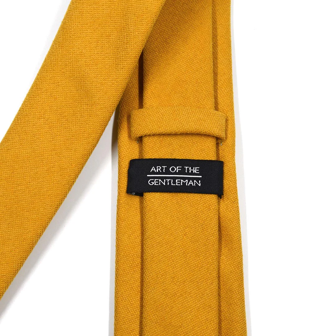 Microsuede Dijon Tie