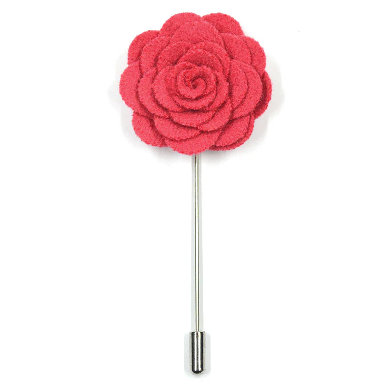 Lapel Pin - Floral Pink