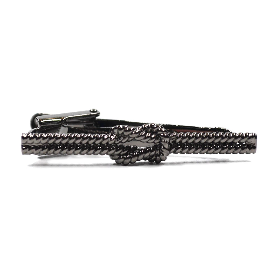Knot Gun Metal Tie Bar