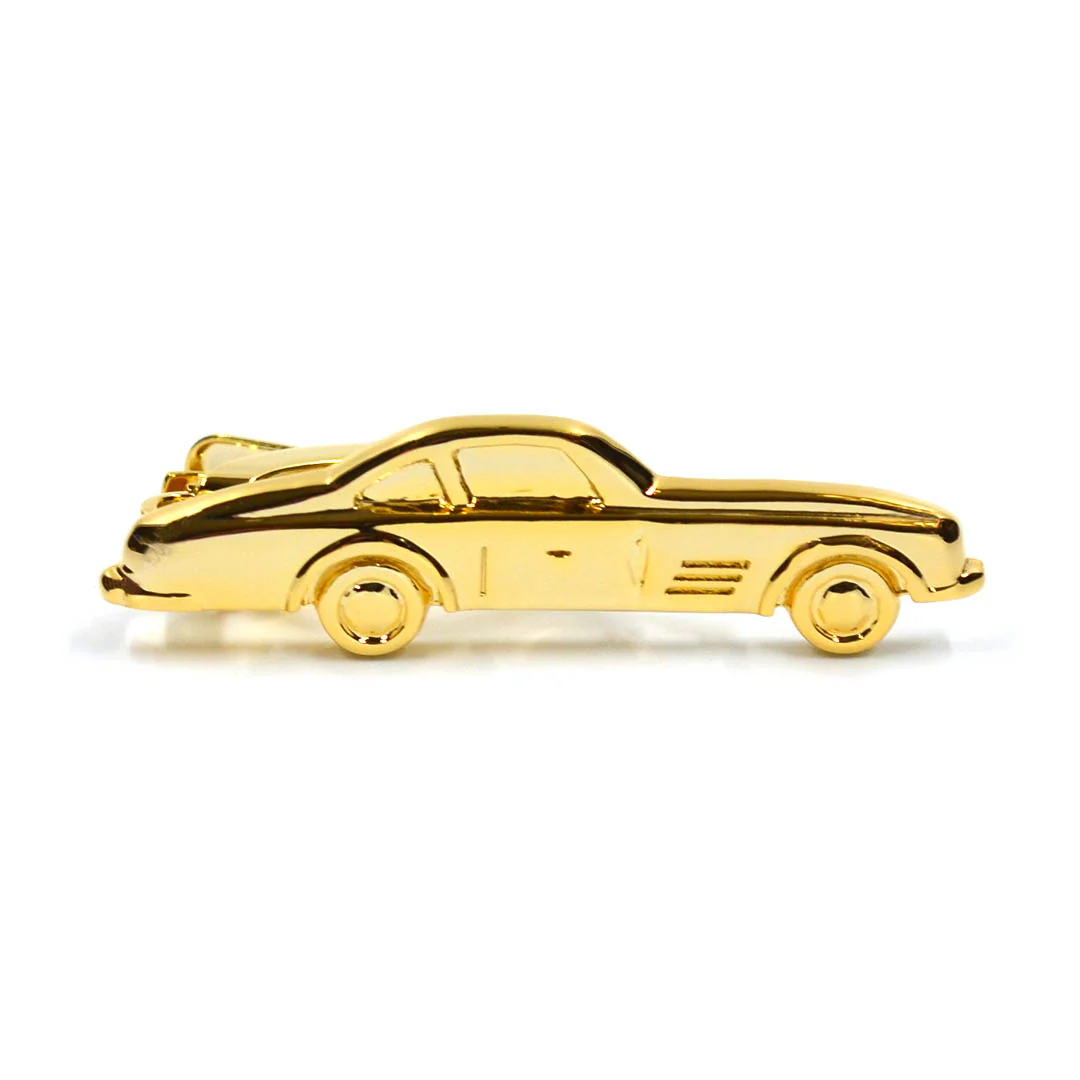 Race Car Gold Tie Bar