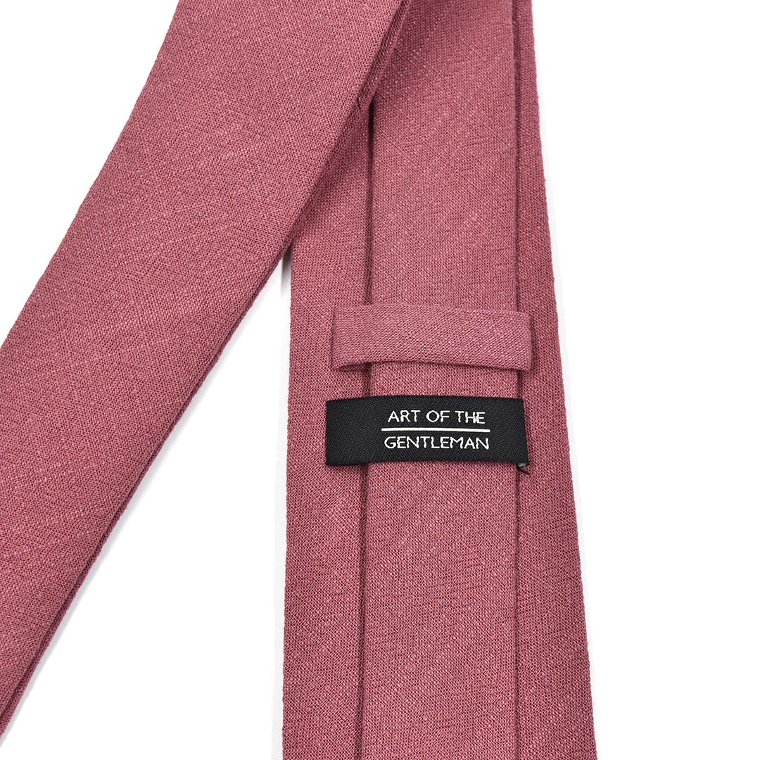 Linen Mauve Tie