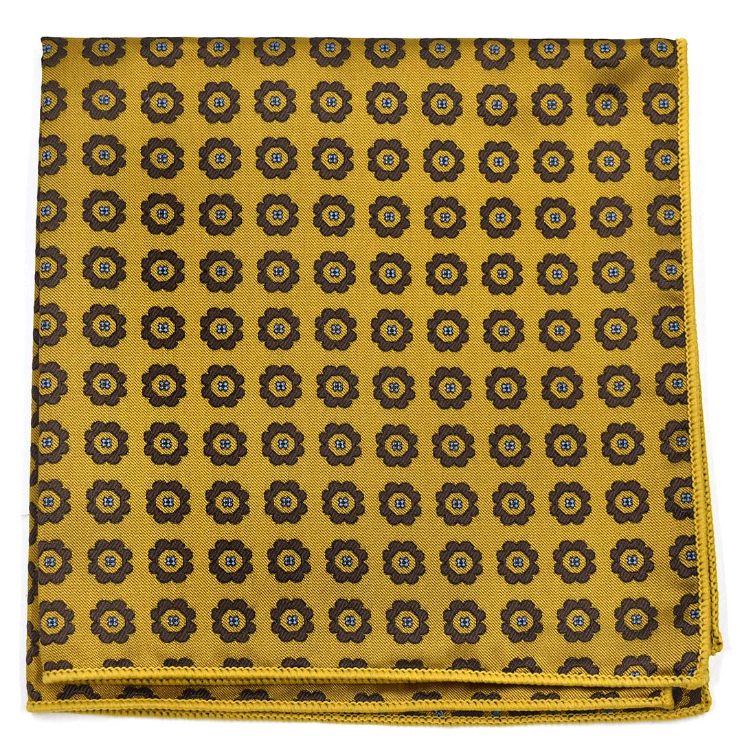 Royal Golden Dots Pocket Square