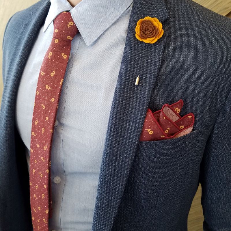 Lapel Pin - Floral Sunflower