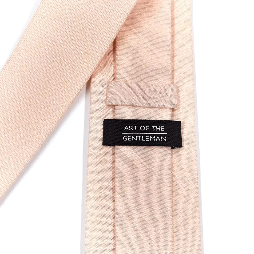Linen Blush Tie