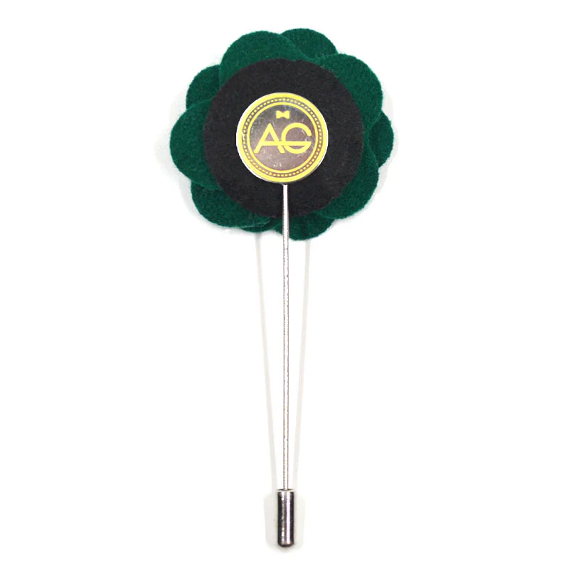 Lapel Pin - Floral Sherbet Crocodile