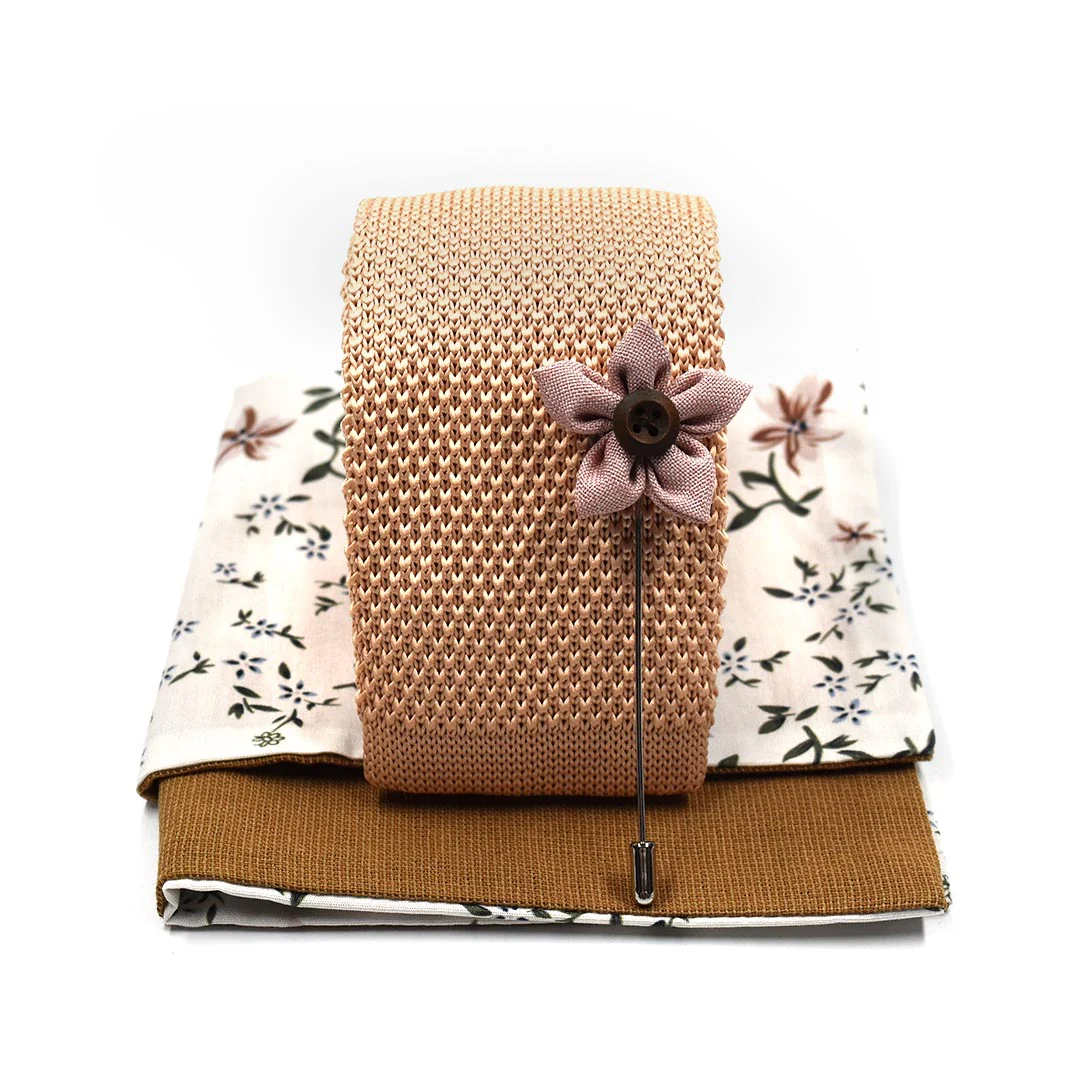 Knitted Sand Tie Set