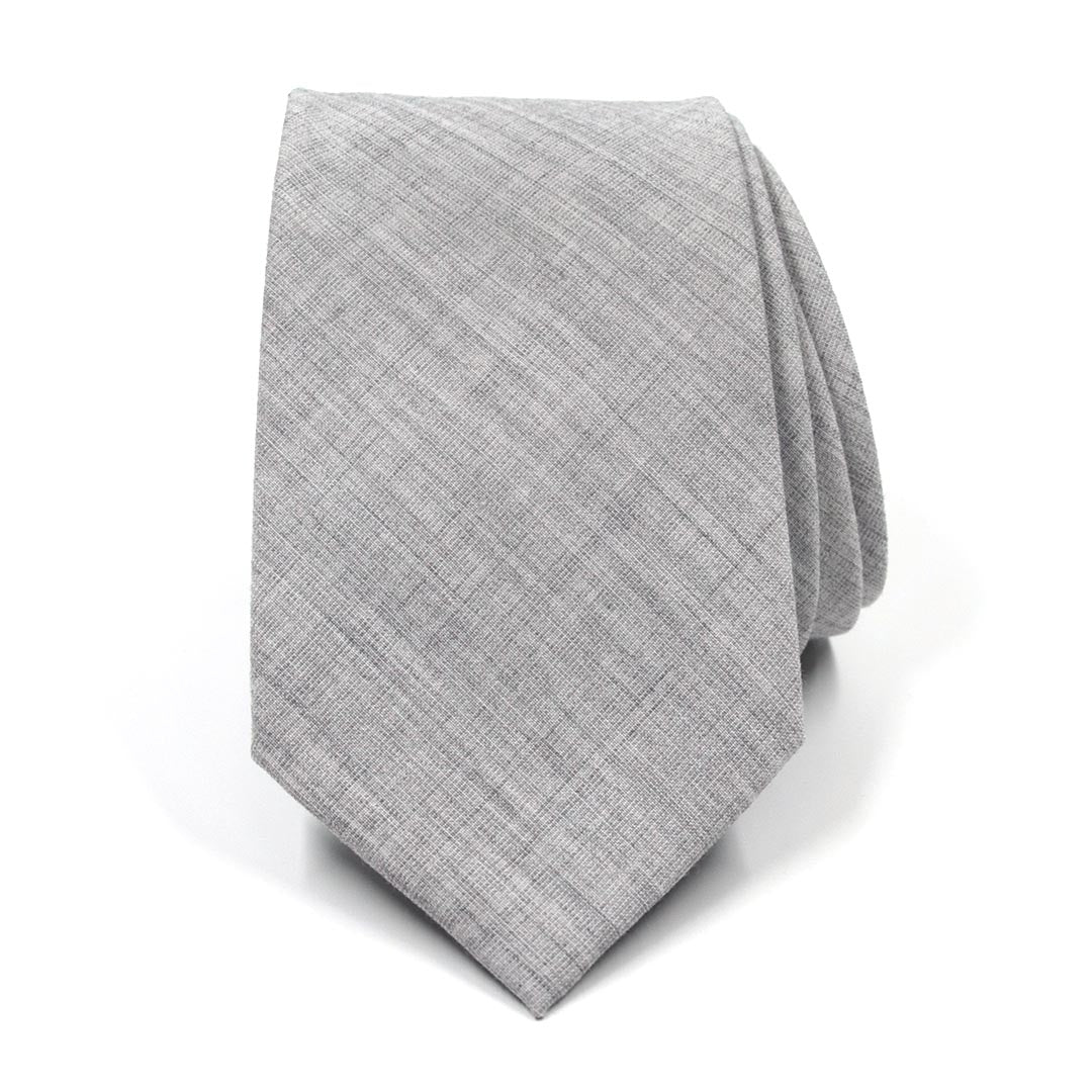 Linen Grey Tie