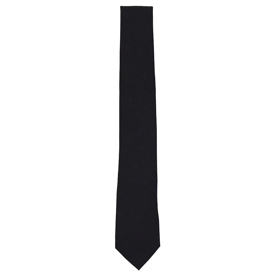 Herringbone Black Tie Set