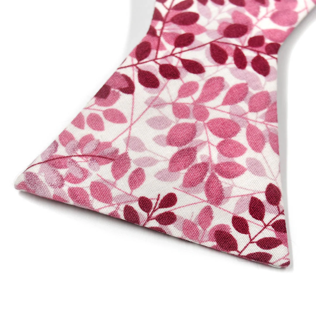 Floral Mauve Chianti Self Tie Bow Tie