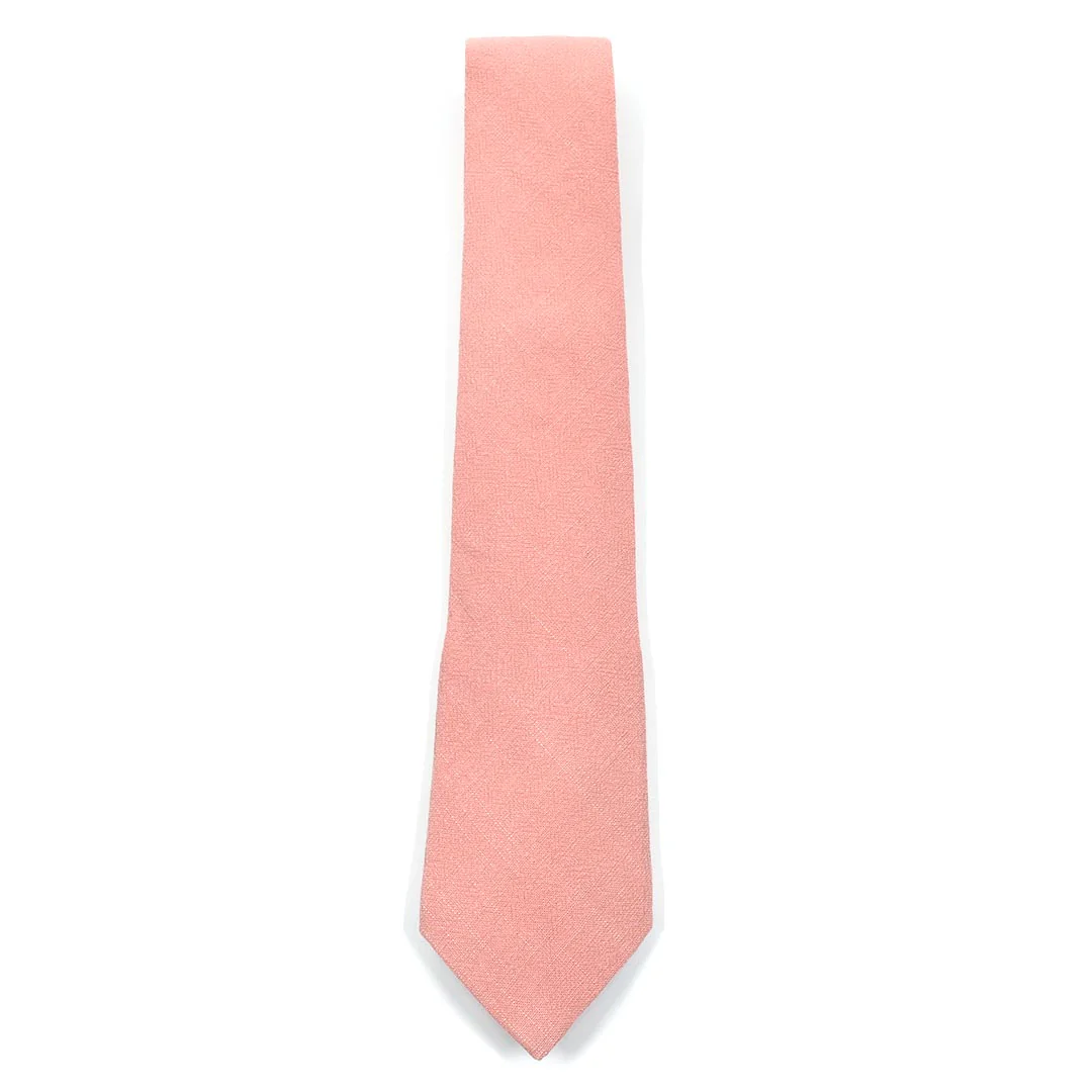 Linen Blush Pink Tie