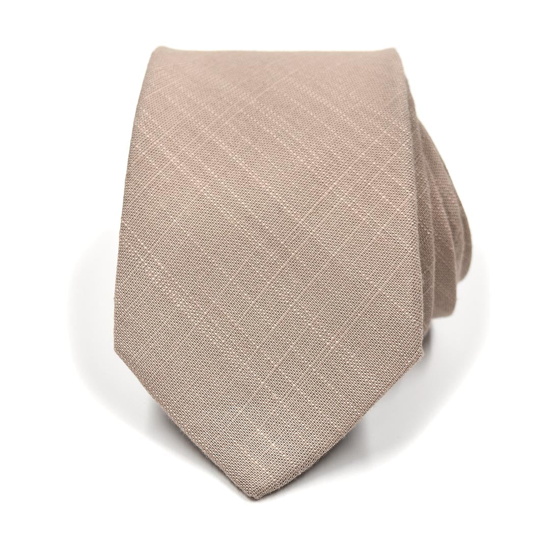 Linen Taupe Tie