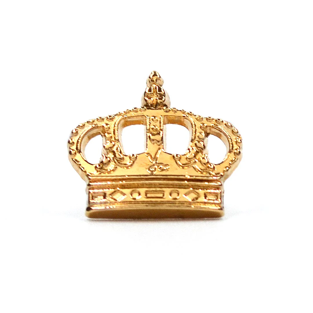 Gold Crown Lapel Pin