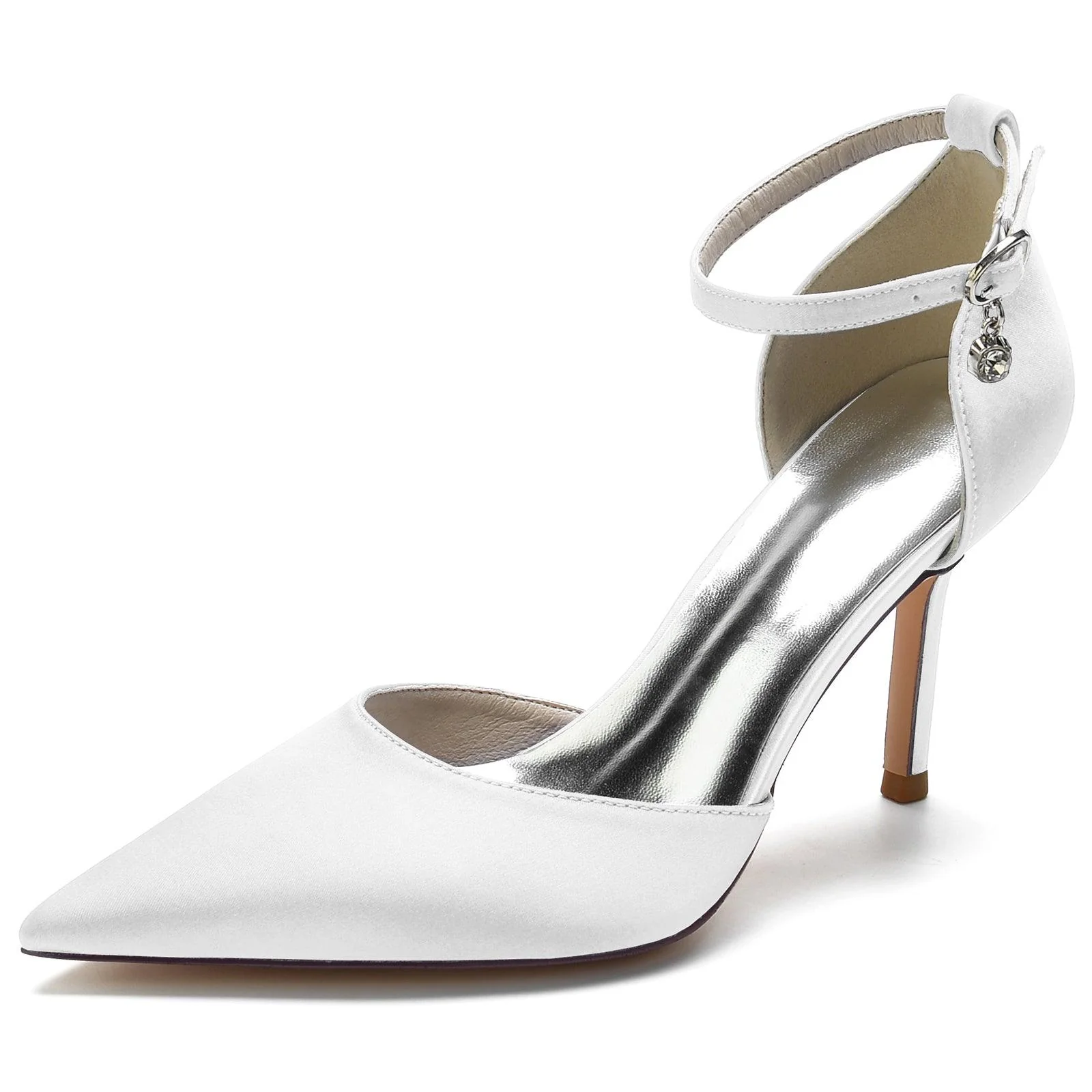 Stiletto Heel 8.5cm Silk-Like Shoes CK0146