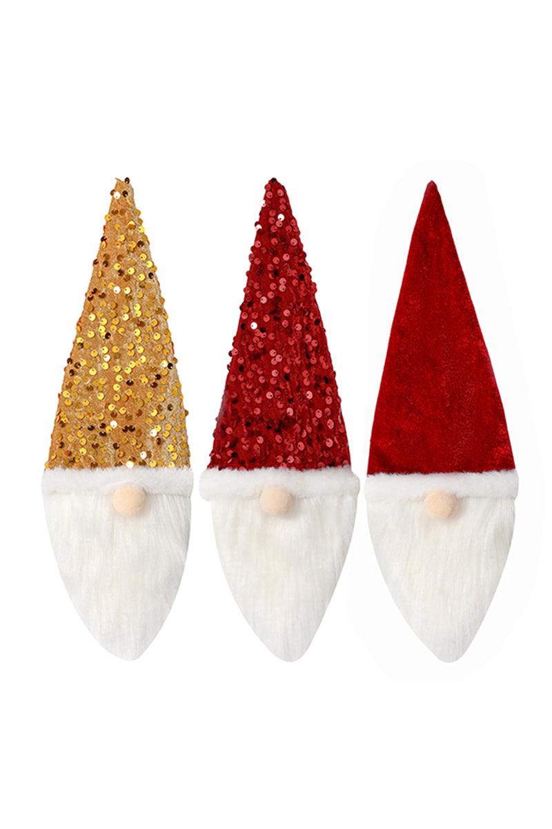 Christmas decorations sequin faceless doll bottle sleeve party 844089687689