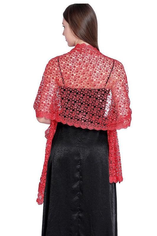 Lace Shawl with CJ0109