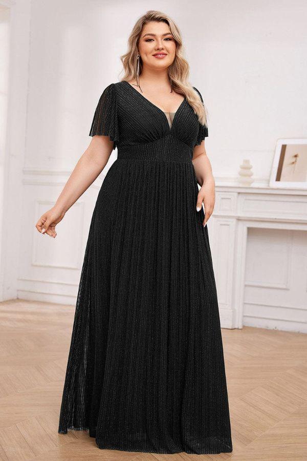 A-Line Maxi Polyester Dress CS0688