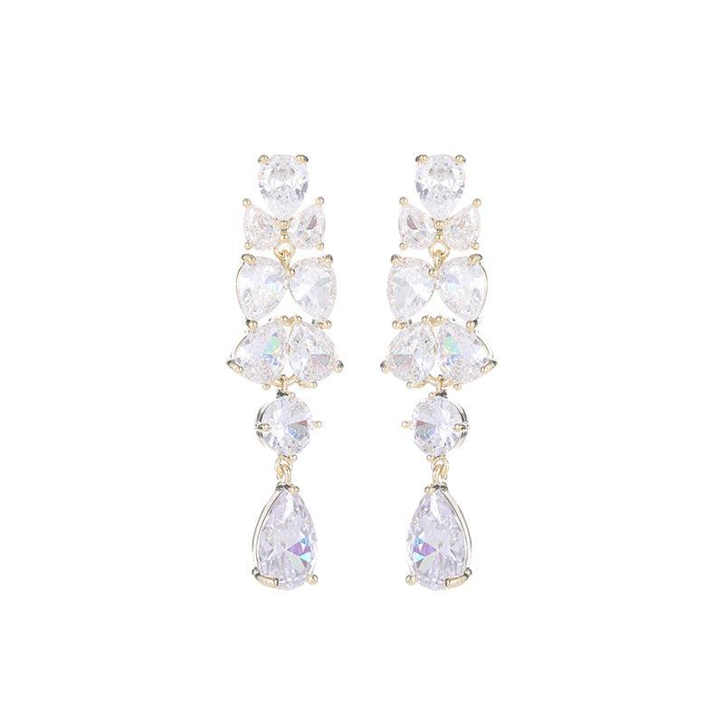 Drop long luxury earrings 837068445089