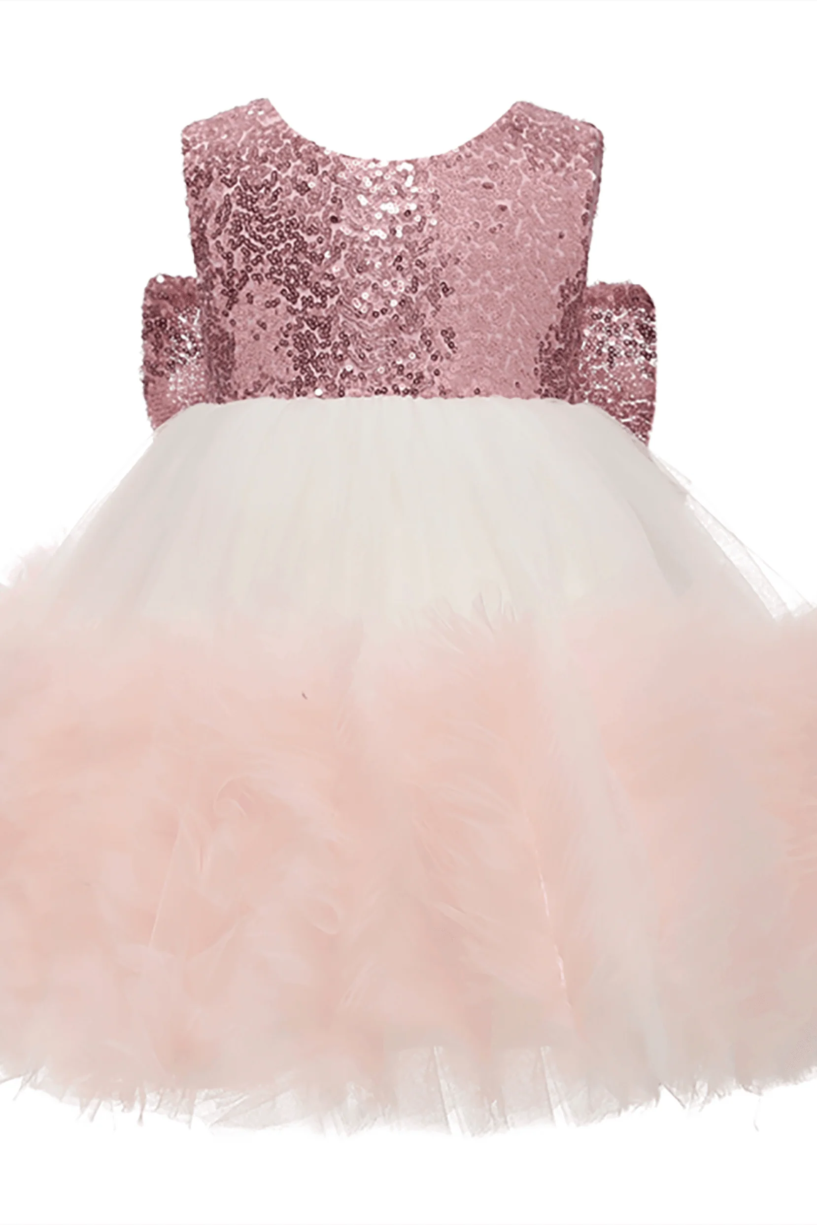 A-Line Knee Length Tulle Lace Flower Girl Dress CF0339