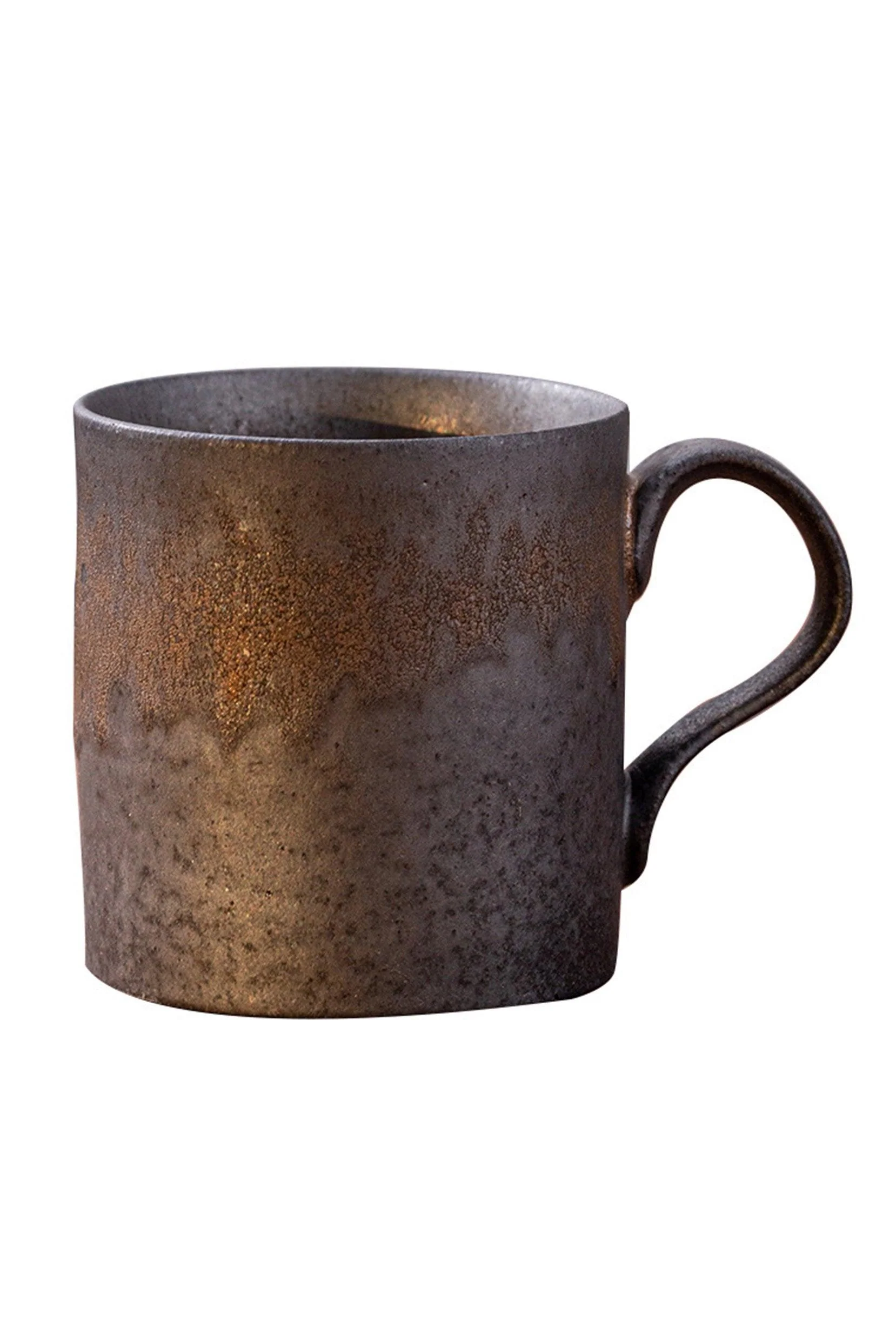 Rustic Coffee Mug and Saucer Set CGF0172 (Set of 1 pcs)